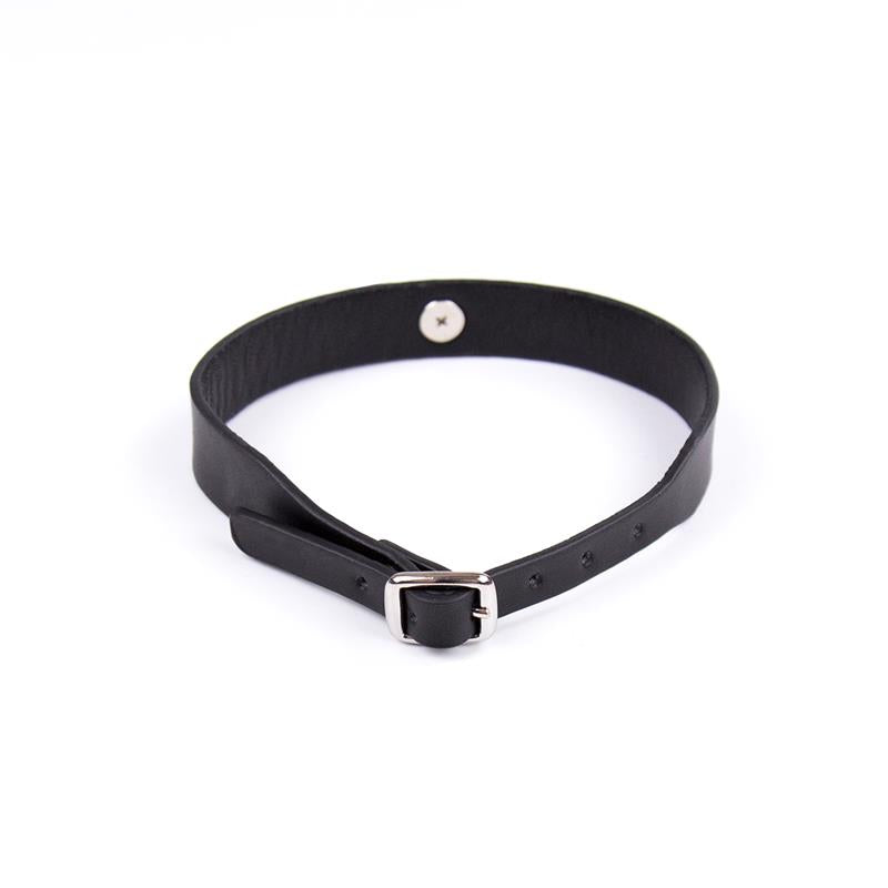 Collar con Cascabel Ajustable 43 cm Negro