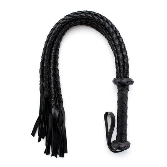 Flogger Trenzado 75 cm Negro