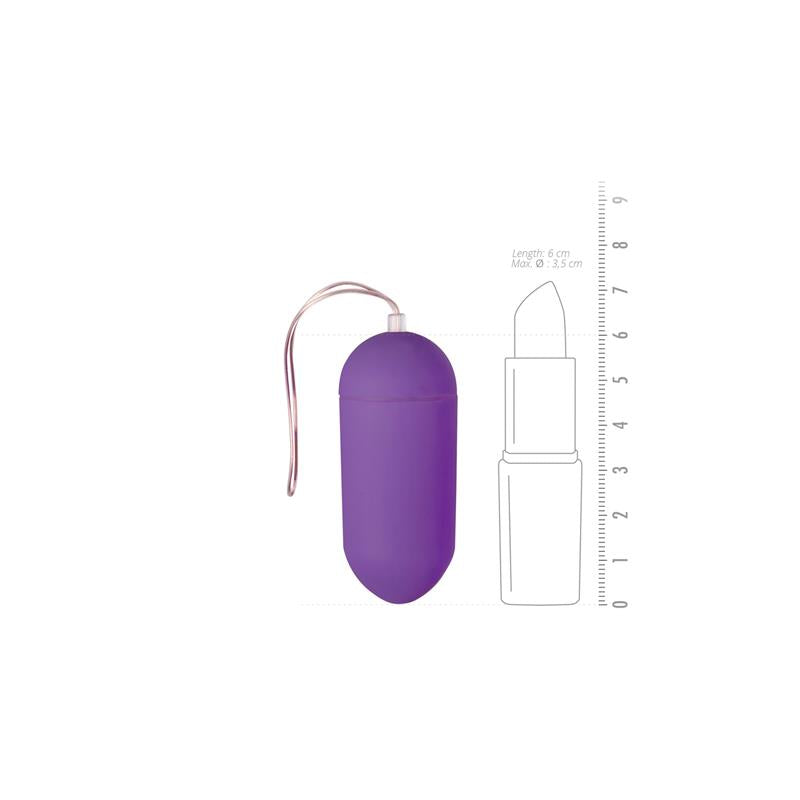 Huevo Vibrador Control Remoto 10 Funciones Purpura