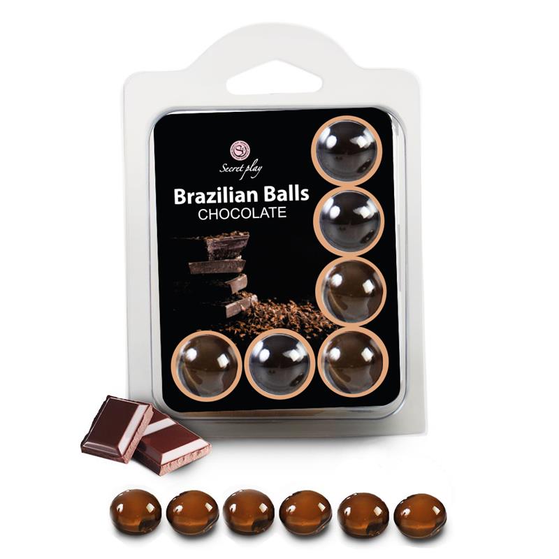 Brazilian Balls Set 6 Chocolate