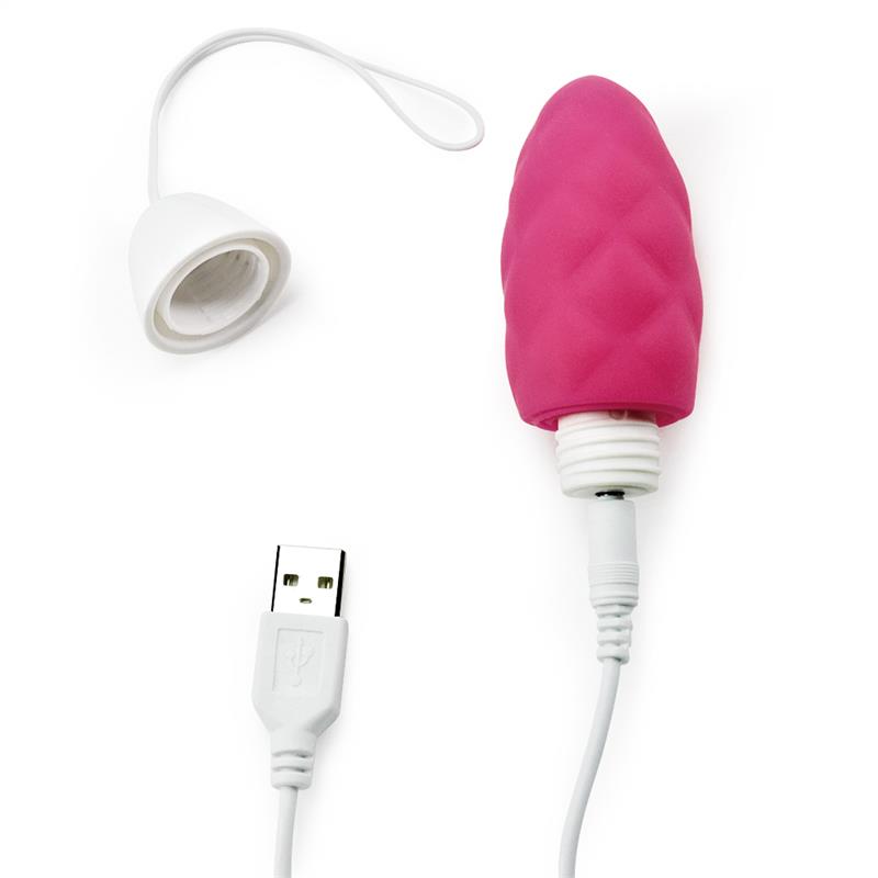 Huevo Vibrador iJoy Control Remoto USB Rosa