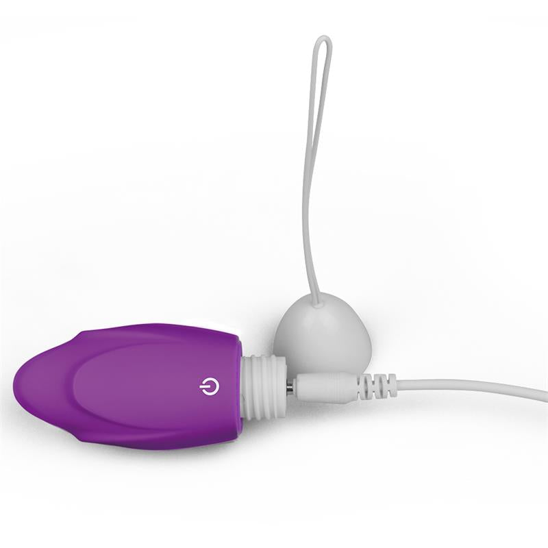 Huevo Vibrador iJoy Control Remoto USB Purpura