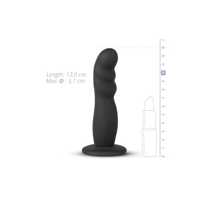 Arnes con Dildo de Silicona Negro