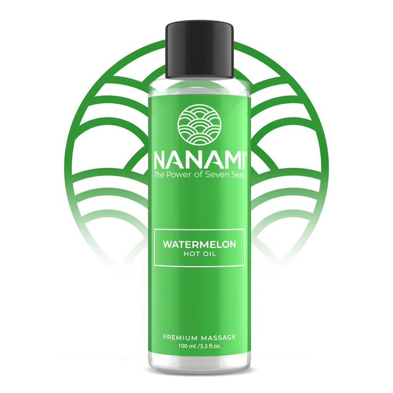 Nanami Aceite de Masaje Efecto Calor Aroma a Sandia 100ml