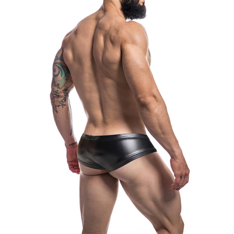 C4M10 Boxers Tipo Shorts Leatherette Negro